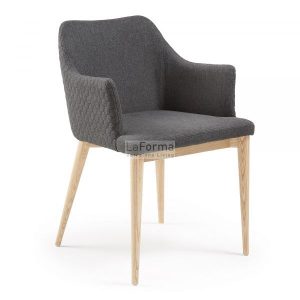 cc0077jq15 3a 300x300 - Danai Quilted Armchair - Dark Grey