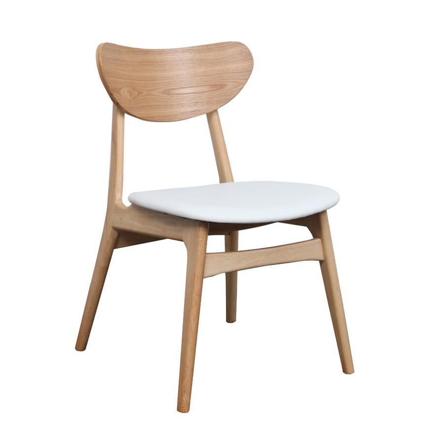 Finland Dining Chair Natural - White - Moorabbin Home Furnishers