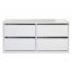 NUMBER 7 ROBE INSERT 66x66 - 1145mm Pantry Cupboard - White