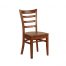 Mustang Dining Chair Wood Seat 66x66 - Ilyssa Fabric Dining Chair - Light Grey