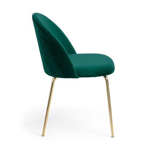 CC0855J19 1 500x500 - Mystere Dining Chair - Emerald Velvet/Gold