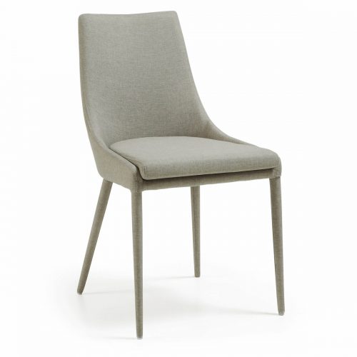 Dant light grey 500x500 - Dant Dining Chair - Light Grey Fabric