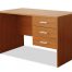 hugo 4 x 2 desk 66x66 - Rhone Work Desk - White/Oak