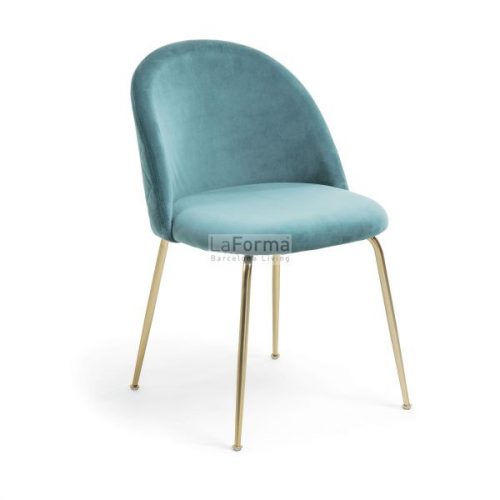 mys9 500x500 - Mystere Dining Chair - Teal Velvet/Gold