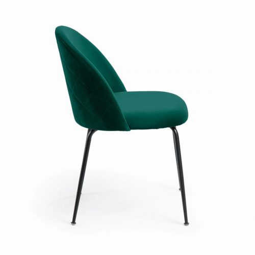 CC0854J19 1 500x500 - Mystere Dining Chair - Emerald Velvet/Black