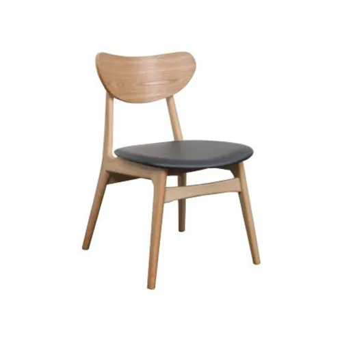 Finland dining chair natural frame black seat 1024x1024 500x500 - Finland Dining Chair - Black/Truffle Frabric
