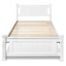 james2 66x66 - James King Single Wooden Bed - White