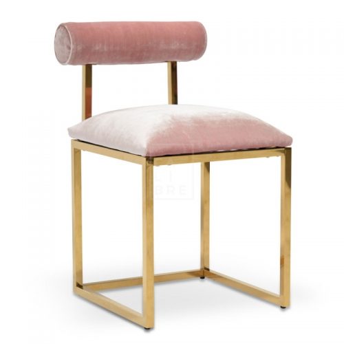 janz1 500x500 - Janelle Dining Chair - Pink Velvet