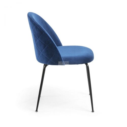 myst6 500x500 - Mystere Dining Chair - Blue Velvet/Black