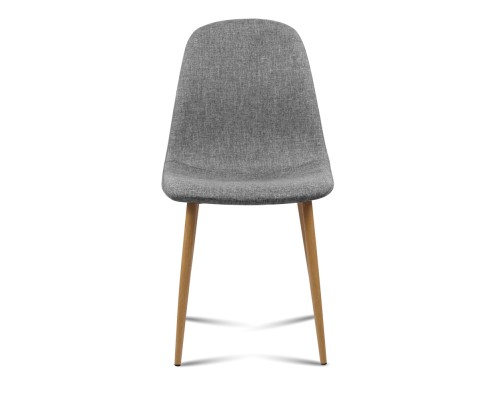 lyss9 - Ilyssa Fabric Dining Chair - Light Grey