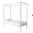 Willow bed frame 2 AU 400x 66x66 - Quadrat 1 Drawer Bedside Natural