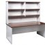 OM H18D189 66x66 - Rhone Work Desk - White/Oak