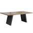 Atlantic 15 66x66 - Arya 2000 Dining Table Ceramic Top - Timber Look Steel Base
