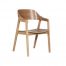 DC0026 66x66 - Analy Oak Dining Chair - Natural