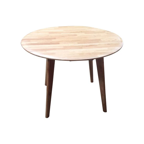 Dropside Nat Open 550x550 - Drop-Side Round Dining Table - Natural