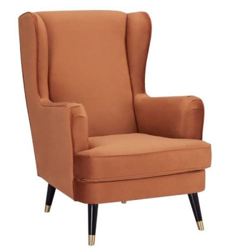 Cooper Velvet Armchair – Cinnamon