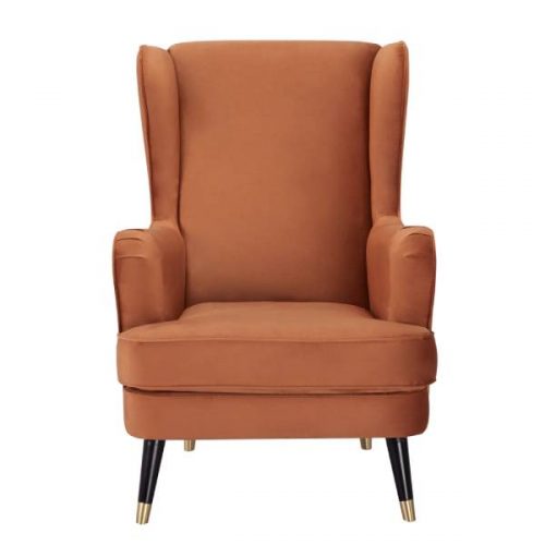 Cooper Velvet Armchair – Cinnamon