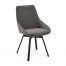 CC1154PK15 0 66x66 - Sweden Dining Chair -Black Frame Black PU Seat