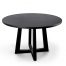 richo 66x66 - Arya 2000 Dining Table Ceramic Top - Timber Look Steel Base