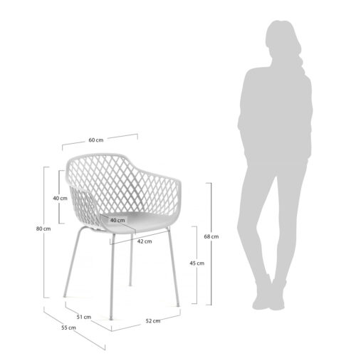 CC1223S05 4 1 500x500 - Quinn Dining Chair - White
