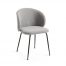 minna6 66x66 - Ilyssa Fabric Dining Chair - Light Grey