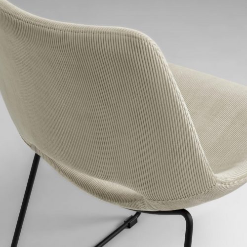 CC0826PN36 4 1 500x500 - Ziggy Dining Chair - Beige Corduroy Fabric