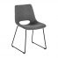 CC0826VD03 0 66x66 - Sweden Dining Chair -Black Frame Black PU Seat