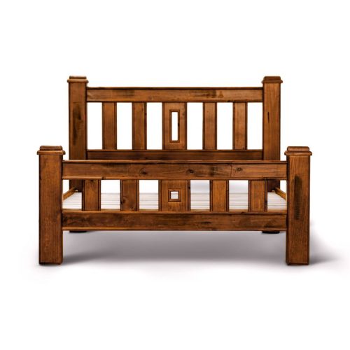 vjm 012 1 1 500x500 - Jamaica Timber Queen Size Bed - Rough Sawn