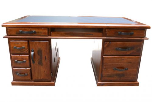 vjm 022 1 1 500x338 - Jamaica Desk 7 Drawers- Rough Sawn Pine