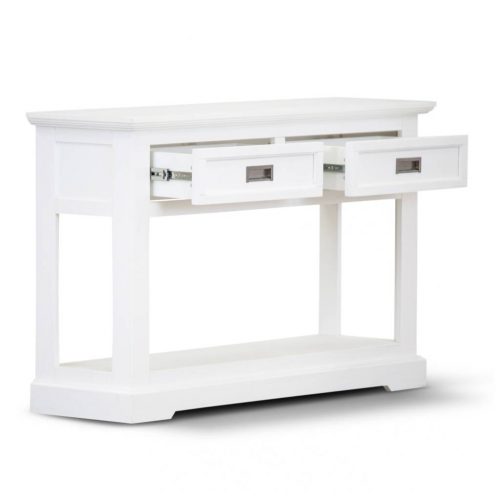 vo coas 10 6 500x500 - Coastal Console Table 2 Drawer - Brushed White