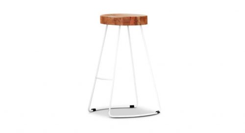 wost 005 3 500x272 - Tractor Bar Stool - White Frame