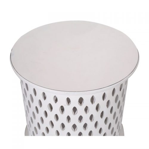 florian round side table white 3779152 02 500x500 - Mosaic Round Side Table-White