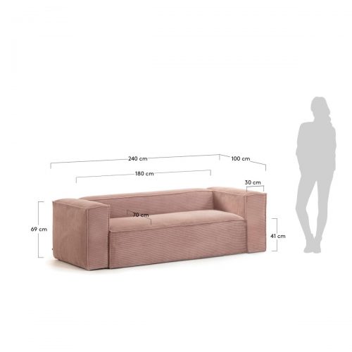 S570LN24 10 500x500 - The Blok 3 Seater - Pink Corduroy