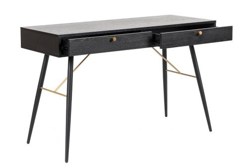 vod lux 01 2 500x333 - Lux Work Desk - Black & Gold