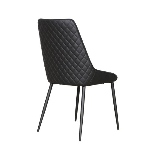 Madison Chair Black Back 1024x1024 500x500 - Maddison Dining Chair - Black PU