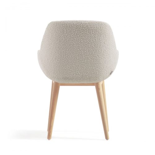 CC5212J33 5 500x500 - Konna Boucle Dining Chair - White/Natural Frame