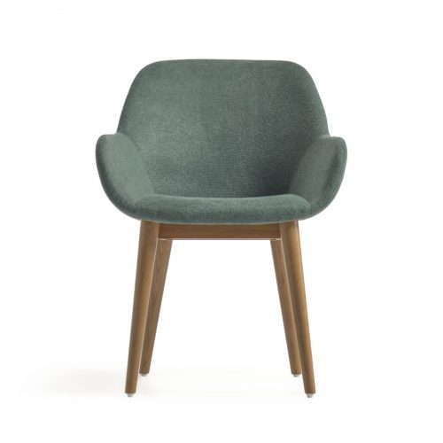 CC5212KY19 4 500x500 - Konna Dining Chair -Green/Teak Frame