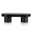 CF6424 CN Quintin 1.4m Wooden Coffee Table Black 1 1100x 66x66 - Budget 3 Drawer Bedside 420mm