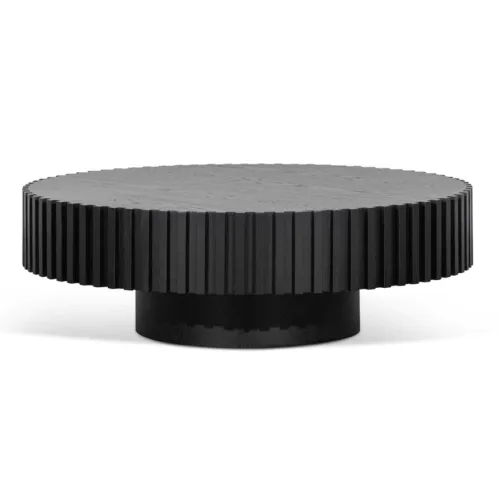 CF6453 CN Alfaro Oak Round Coffee Table Black 1 860x 500x500 - Alfaro Oak Round Coffee Table - Black