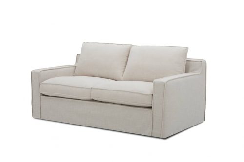 vol loga 02 2 500x333 - Logan 2 Seater Sofa - Stone Fabric