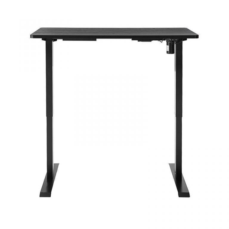 Nori Height Adjustable Electric Desk 70cm Black Moorabbin Home