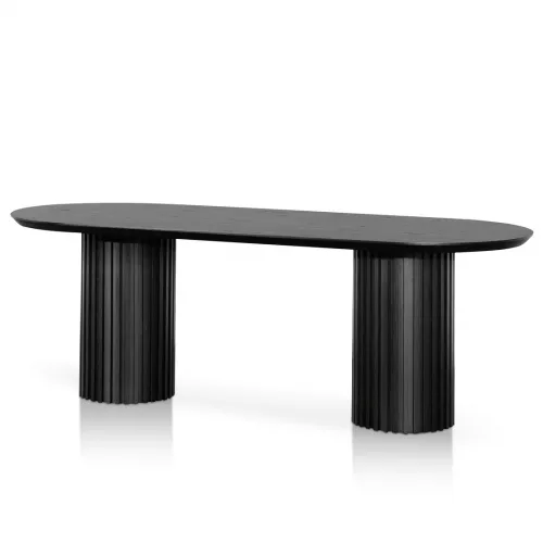 marty 2.2m wooden dining table black oak DT6133 CN 2 2048x2048 3f777829 416b 4267 acc4 1c3d87c4591d 1100x 1 500x500 - Carol Column 2200 Dining Table - Black