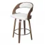 new white leopard barstool 5189070684205 590x 66x66 - 5 Piece Utah 1350 Round Dining Table Setting