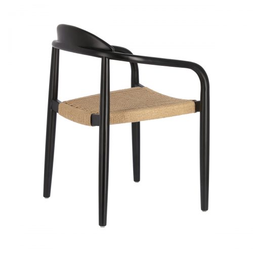 CC2034CP46 2 500x500 - Glynis Dining Chair - Black/Natural Seat