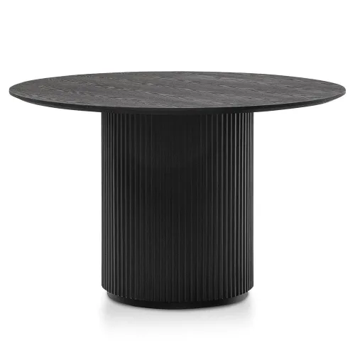 DT6360 DW Elino 1.2m Round Wooden Dining Table Black 1 1100x 500x500 - Elino Round 1200 Dining Table - Black