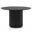 DT6360 DW Elino 1.2m Round Wooden Dining Table Black 1 1100x 66x66 - Tella 70cm Terrazzo Table - Black/White