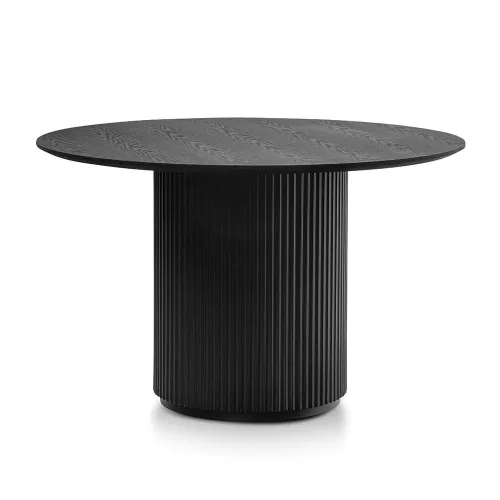 DT6360 DW Elino 1.2m Round Wooden Dining Table Black 2 1 1100x 500x500 - Elino Round 1200 Dining Table - Natural