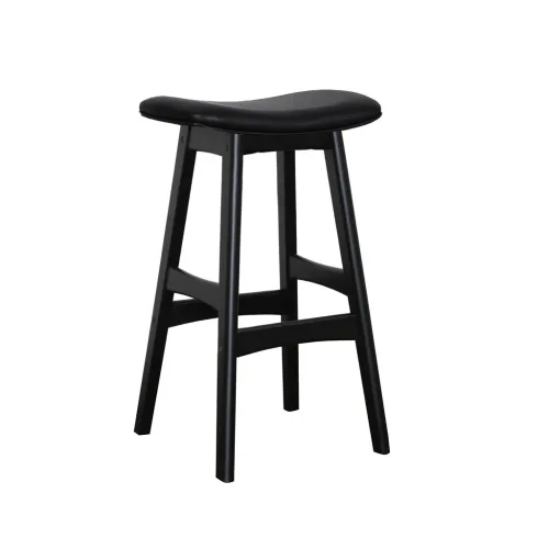 Gangnam bar stool black with Black PU Seat 1024x1024 500x500 - Gangnam Barstool Black/White