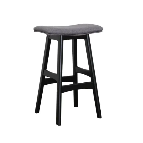 Gangnam bar stool black with Truffle Fabric Seat 1024x1024 500x500 - Gangnam Barstool Black/White