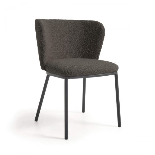 CC3000J01 0 1 500x500 - Ciselia Boucle Dining Chair - Black